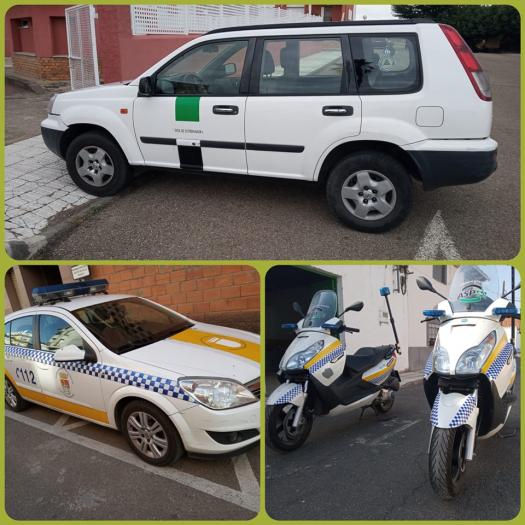 La Dirección General de Emergencias cede varios vehículos y ciclomotores al Ayuntamiento de Moraleja