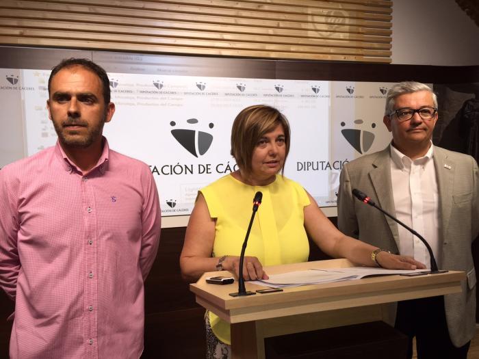 Moraleja e Idanha-a-Nova presentan la XXIII edición de la Feria Rayana en la Diputación de Cáceres