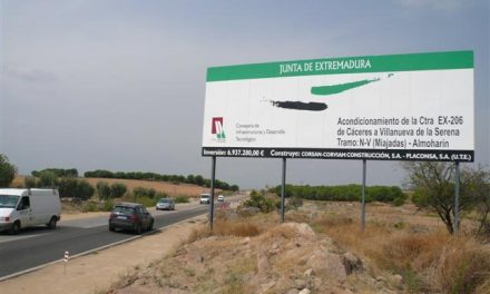 El PP pide a la Junta de Extremadura que garantice la seguridad vial en la EX-206 que se encuentra en obras