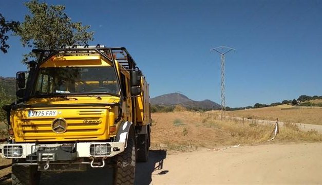 El Infoex da por controlado un incendio en Santibáñez el Alto que afectó a 40 hectáreas