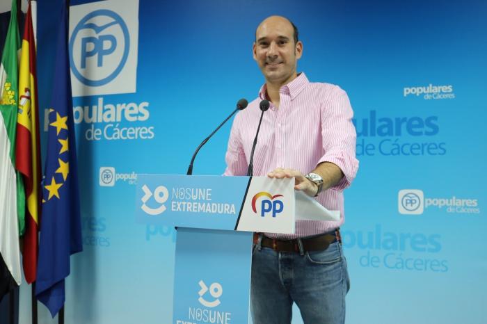El PP pide que el Plan Activa 2020 de la Diputación de Cáceres aumente su inversión en los municipios