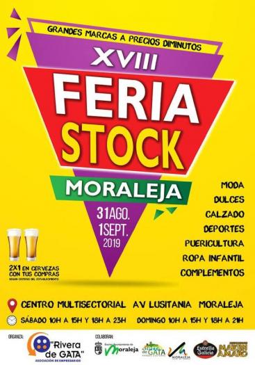 Más de una decena de empresas participará en la XVIII edición de la Feria del Stock de Moraleja