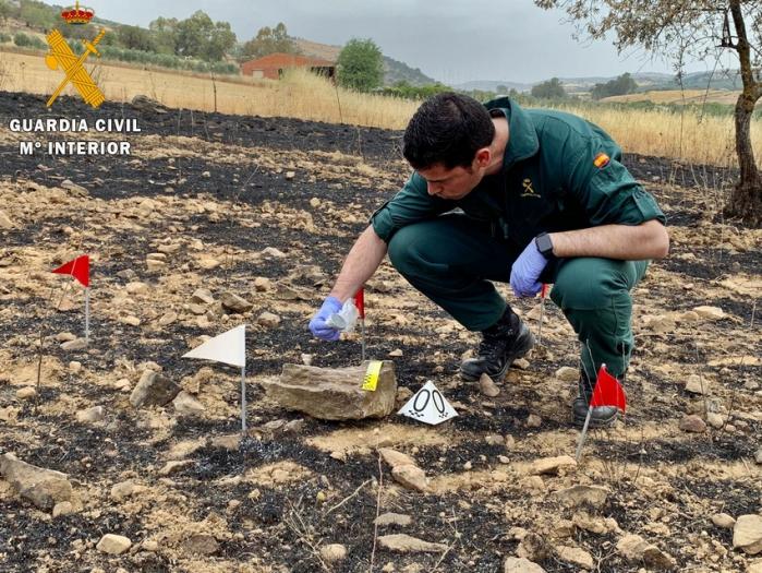 La Guardia Civil detiene a 38 personas por su implicación en incendios forestales en Extremadura