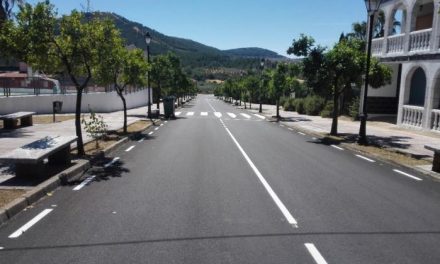 Acometidas las obras de pavimentación de la arteria central de Torrecilla de los Ángeles