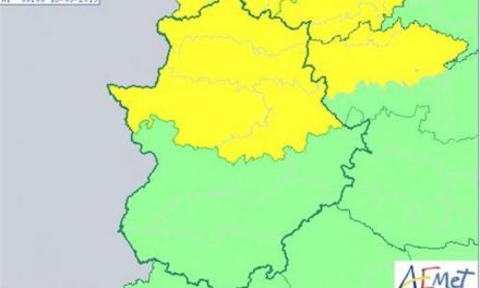 El 112 activa la alerta amarilla por lluvias y tormentas en la provincia de Cáceres