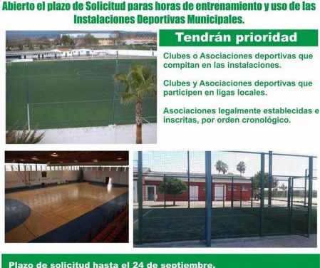 El Ayuntamiento de Moraleja abre el plazo para solicitar instalaciones deportivas municipales hasta el día 24