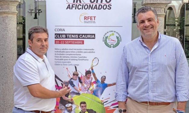Coria acogerá este fin de semana el III Trofeo de Tenis del Circuito de Aficionados de la Federación Española