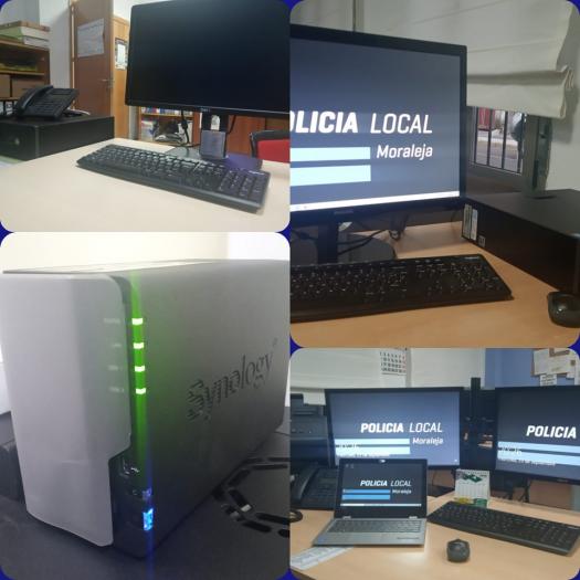 La Policía de Moraleja renueva el equipamiento informático por un presupuesto de más de 3.500 euros