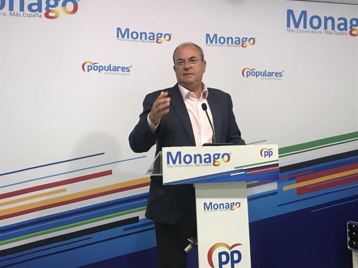 Monago afirma que Extremadura necesita de manera urgente un plan de rescate de la empresa