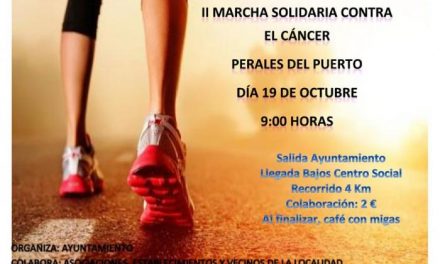 Perales del Puerto realizará este sábado la II Marcha Solidaria contra el Cáncer de Mama