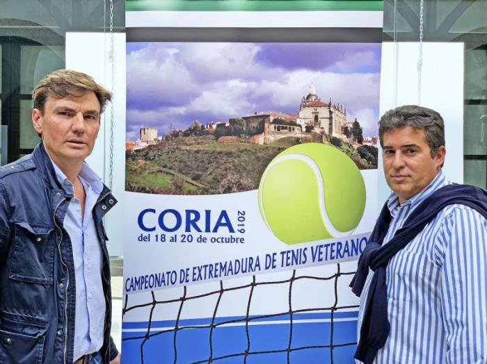 La ciudad de Coria acogerá este fin de semana el Campeonato de Extremadura de Tenis de Veteranos