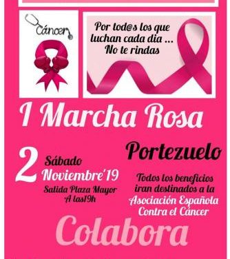Portezuelo celebrará el 2 de noviembre su primera Marcha Rosa contra el Cáncer de Mama