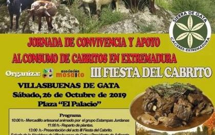 Villasbuenas celebrará este sábado la III Fiesta del Cabrito para reivindicar el consumo de este animal