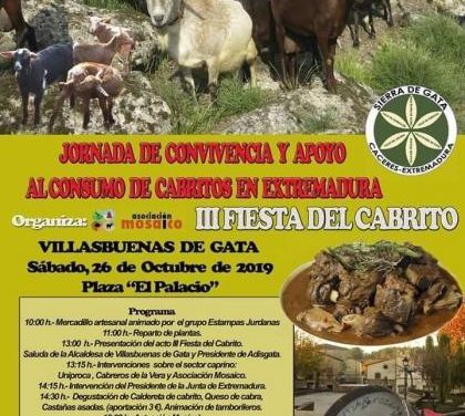 Más de 600 personas se reunirán este sábado en Villasbuenas en la III Fiesta del Cabrito