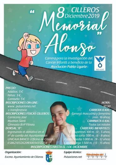 El plazo de inscripción para participar en el Memorial Alonso cerrará el primero de diciembre