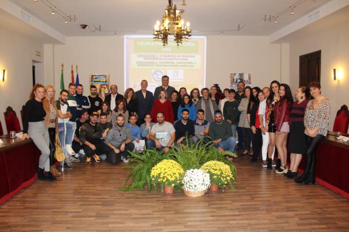 Coria cierra el curso 2018 de la Escuela Profesional con la participación de un total de 30 alumnos