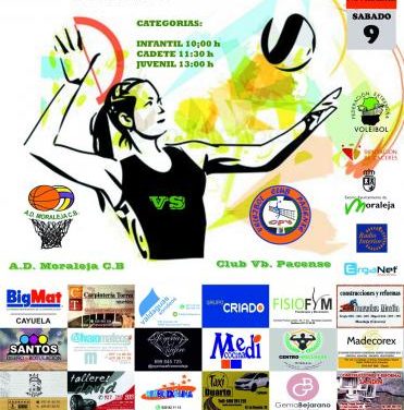 El Pabellón de Moraleja será sede este sábado del Campeonato de Extremadura JUDEX de Voleibol