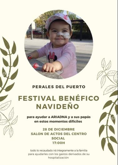 Perales del Puerto realizará un festival benéfico con el objetivo de recaudar dinero para una niña de Badajoz