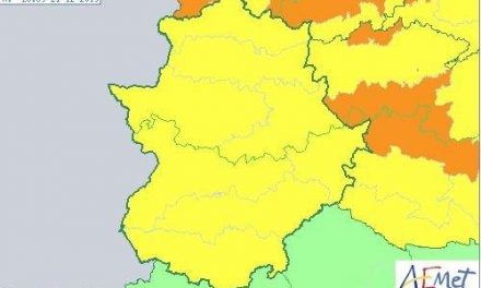 Los avisos amarillos por lluvia y viento se mantienen hoy  en toda Extremadura