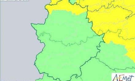 El norte de la provincia de Cáceres continúa este domingo en alerta amarilla por vientos