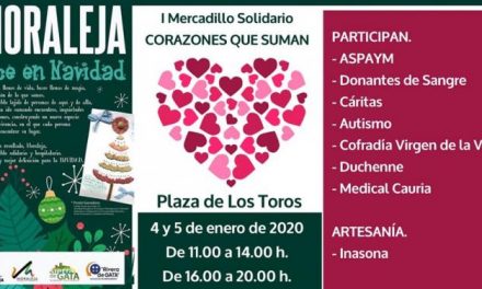 Moraleja acogerá este fin de semana el primer mercado solidario con la participación de ocho entidades