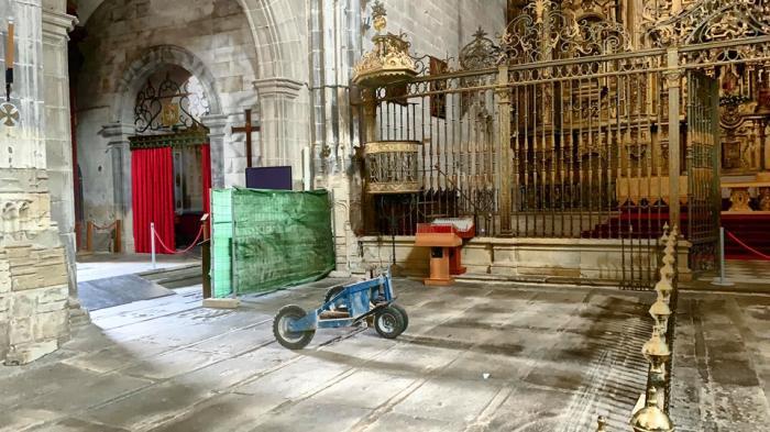 El consistorio de Coria prevé que las obras de rehabilitación de la Catedral finalicen en junio