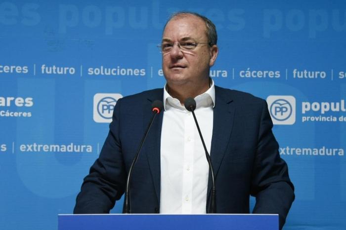 El presidente del PP José Antonio Monago presidirá la Comisión de Presupuestos del Senado