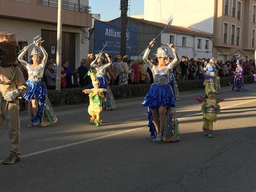 El grupo «Exploradores en el aire» gana el primer premio del Gran Desfile de Carnaval de Moraleja
