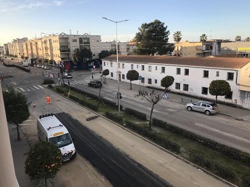 Los trabajos de mejora de las avenidas de Moraleja continuarán este viernes en el carril dirección a Coria