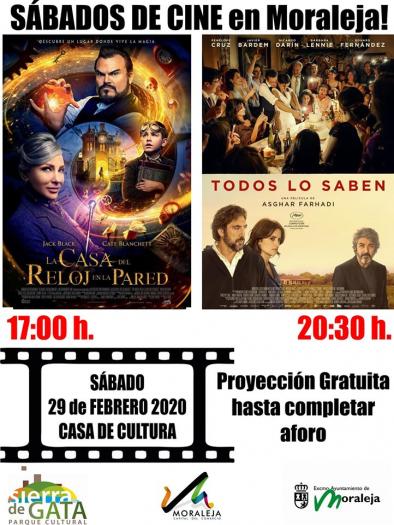 Moraleja celebrará una nueva edición de «Sábados de Cine» con la proyección de dos nuevas películas