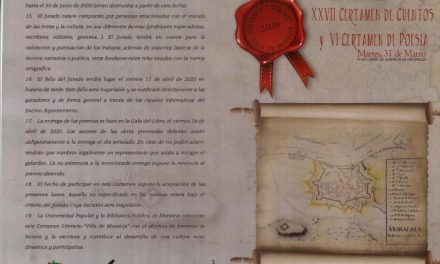 El Ayuntamiento de Moraleja convoca el XXVII Certamen de Cuentos y el VI Certamen de Poesía