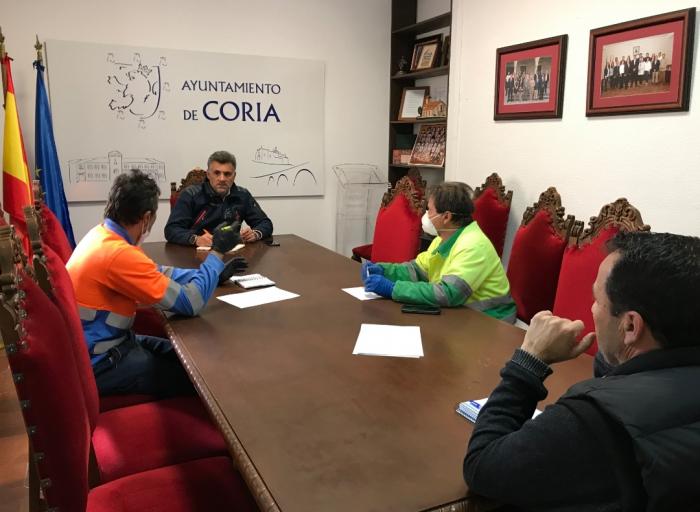 Coria se suma a la campaña de desinfección de zonas concurridas de la ciudad, Puebla y Rincón