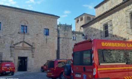 Así desinfectarán los bomberos de la Diputación de Cáceres las residencias y pisos tutelados de mayores