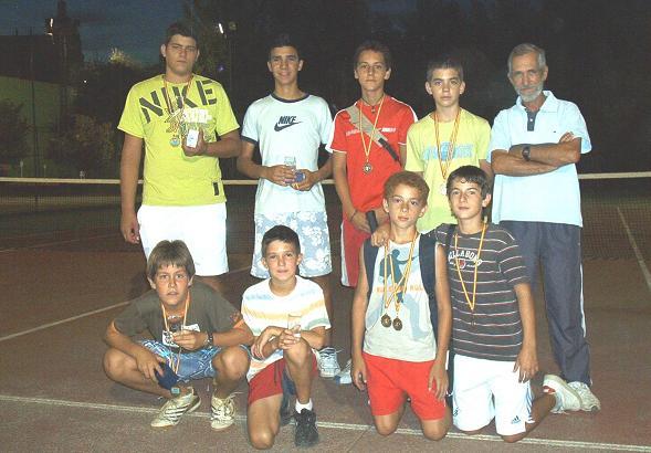 El Torneo de Tenis de Promoción jugado en Coria reúne a 10 jugadores caurienses y de Cilleros