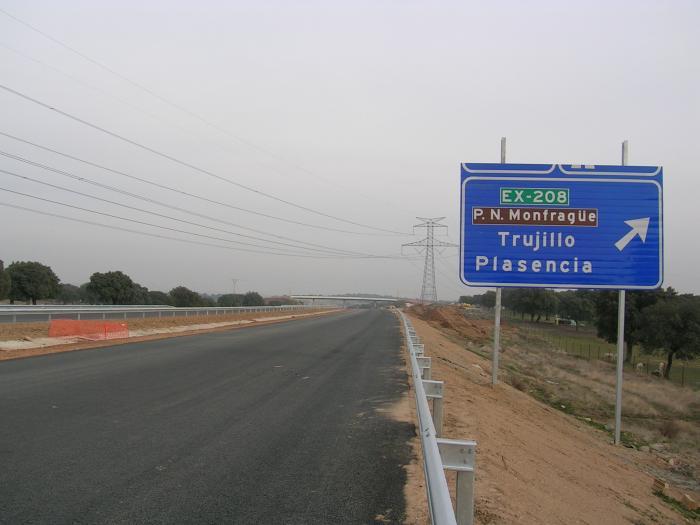 Las obras del tramo El Batán-Coria de la autovía EX-A1 comenzarán antes de que finalice este año
