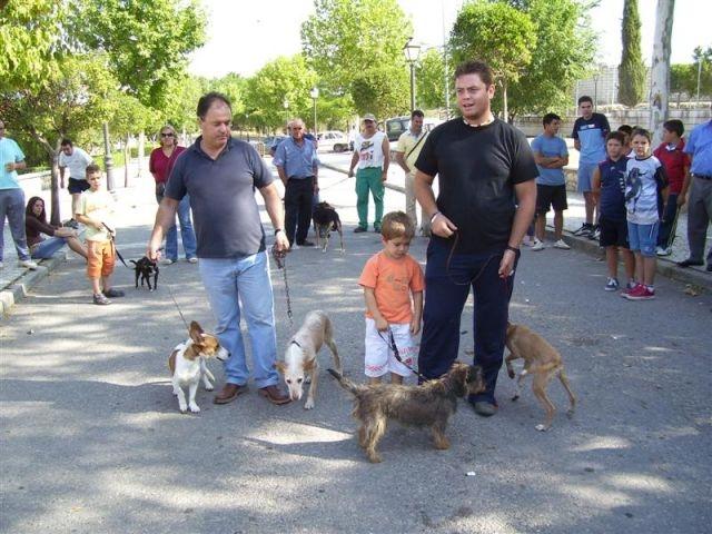 Garrovillas de Alconétar congrega a 70 perros de caza en la I muestra organizada por el ayuntamiento