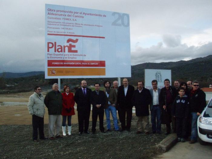 Aldeanueva del Camino inicia las obras del Parque Industrial con cargo al Fondo Estatal de Inversión Local
