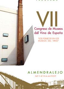 Almendralejo acogerá del 15 al 18 de abril el VII Congreso de Museos del Vino de España