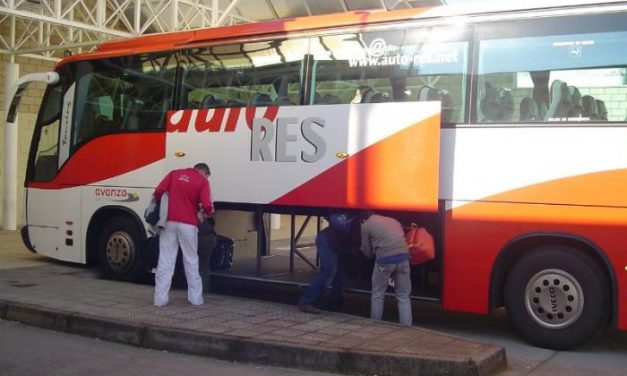 Las rutas en autobus entre Cáceres-Badajoz y Badajoz-Lisboa se excluyen de la huelga de Auto Res