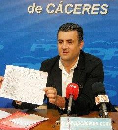 El PP denuncia el supuesto favoritismo por parte de la Diputación de Cáceres en la concesión del agua en Coria