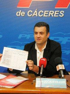 El PP denuncia el supuesto favoritismo por parte de la Diputación de Cáceres en la concesión del agua en Coria