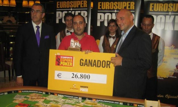 El cacereño Luis Rodríguez gana la etapa de Valladolid del IV Campeonato de España de Poker