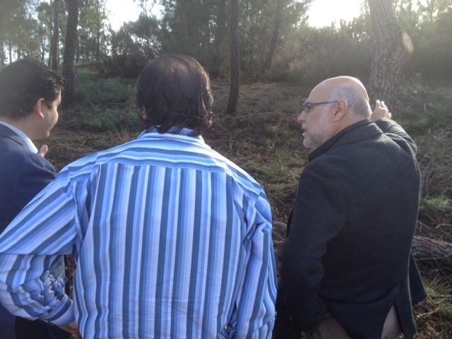 Echávarri destaca el potencial de la resinación de los pinares del norte de Cáceres
