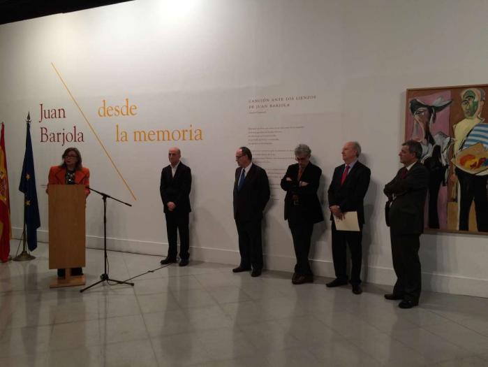Cultura rinde homenaje a Juan Barjola con una exposición en el MEIAC y la muestra de un retrato cedido por el Banco de España
