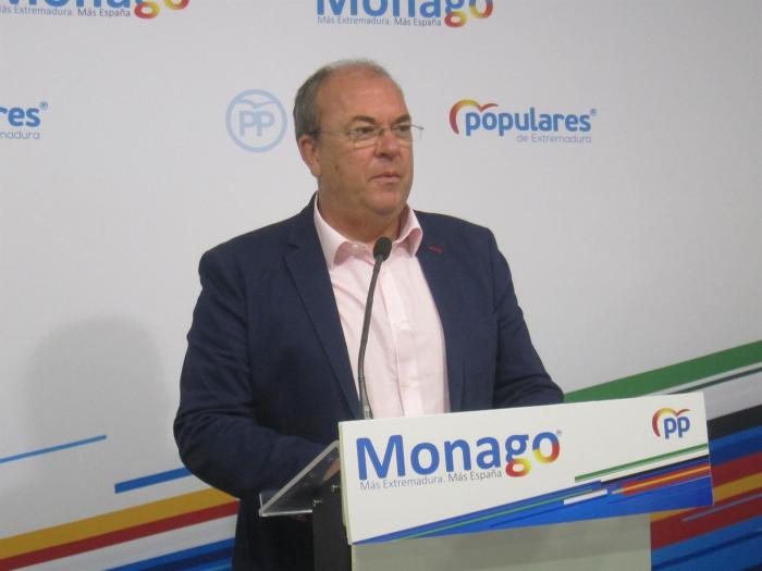 Monago pregunta a Vara si abandonará el PSOE tras el pacto del Gobierno con los indenpendistas y Bildu