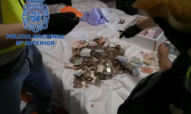 Ocho detenidos e intervenido medio millón de euros en un operativo contra el tráfico de drogas en Cáceres