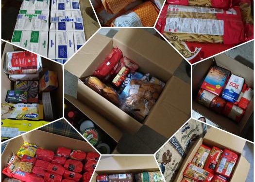 Un grupo de voluntarias de Acebo recauda más de 350 kilos de alimentos para el banco de Cáceres