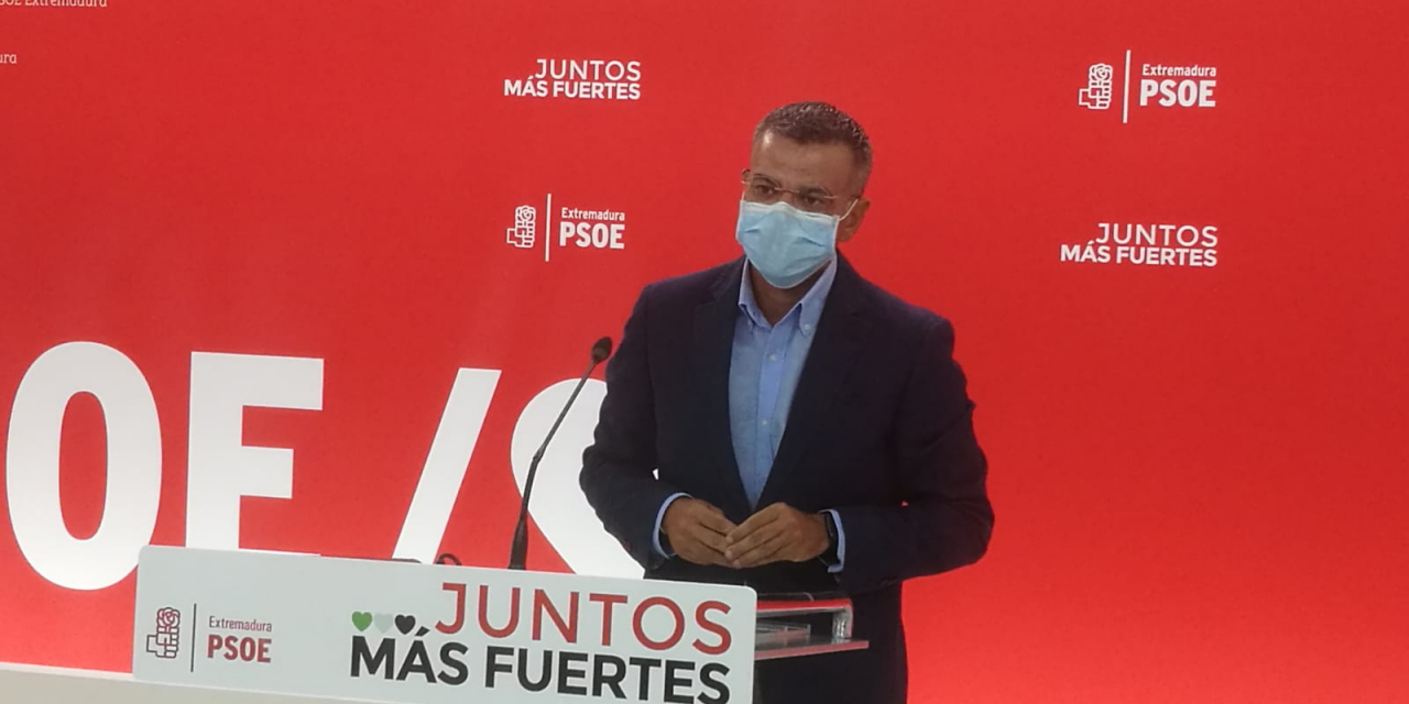 El PSOE pide a la oposición que apoye los Presupuestos Generales del Estado para reactivar Extremadura