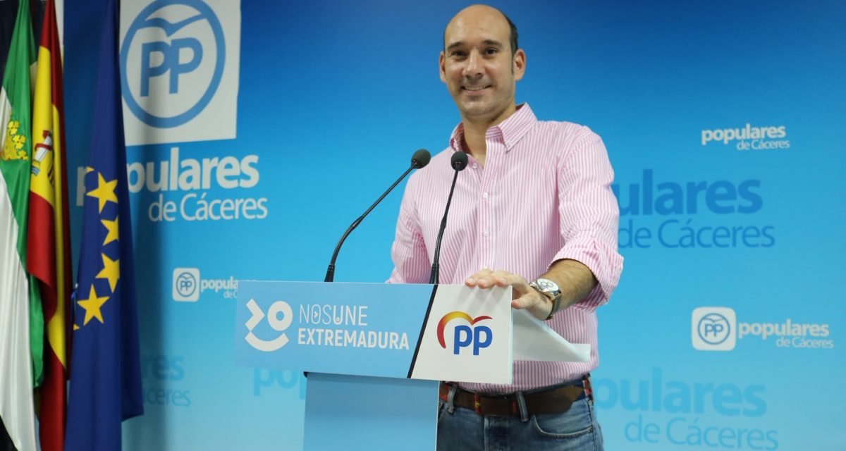 El PP critica que los empresarios estén esperando las ayudas de la Diputación de Cáceres desde el pasado marzo