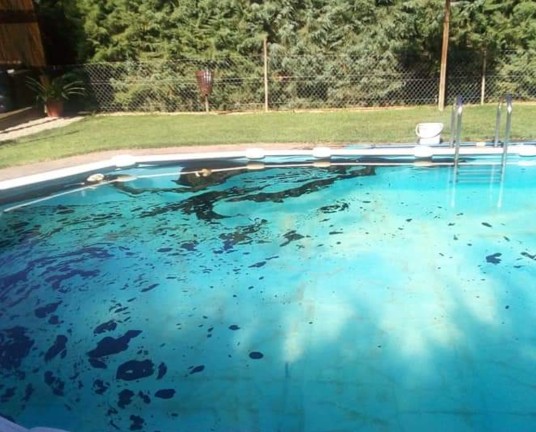La Policía Local de Moraleja pide colaboración para esclarecer el vertido de aceite en una piscina